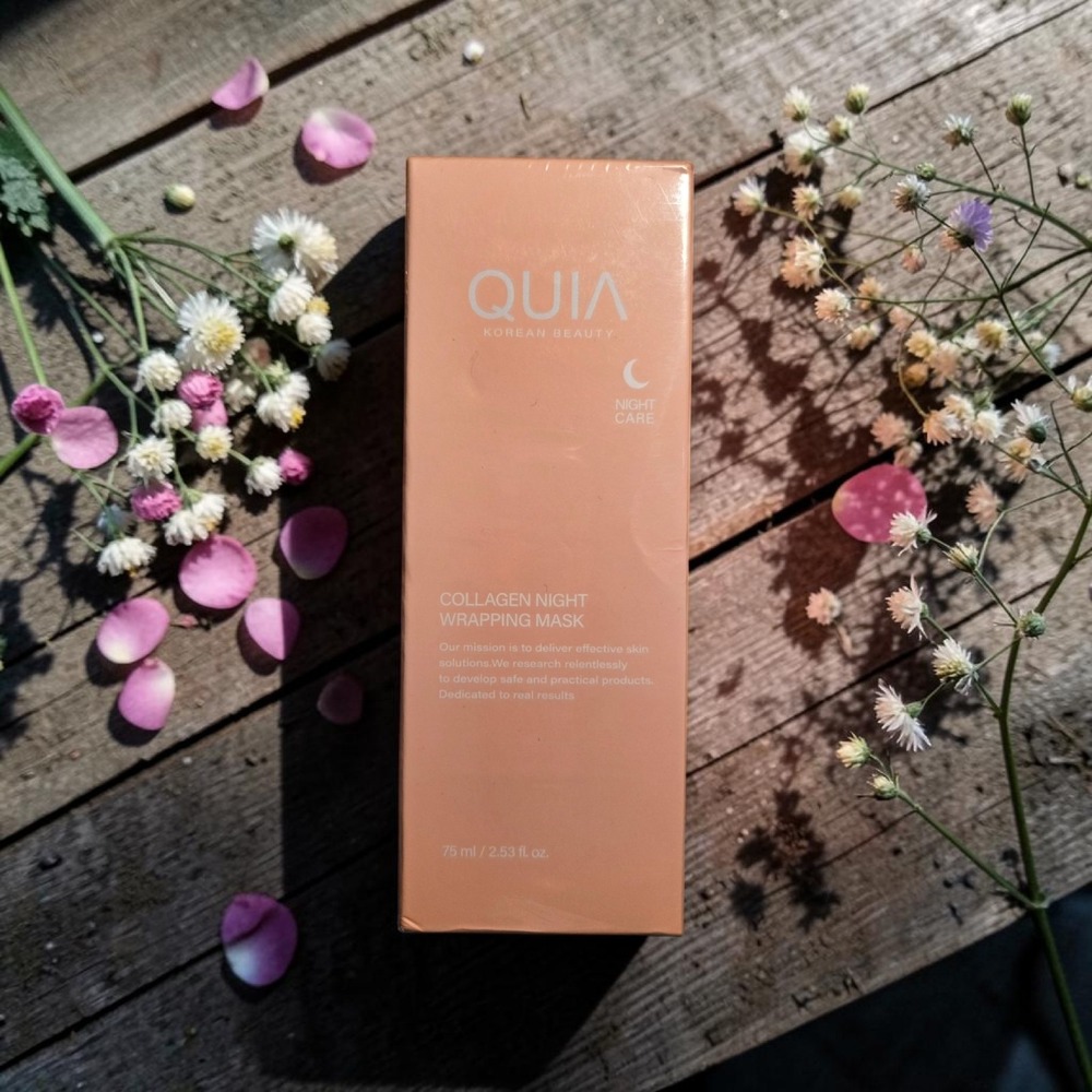 Quia‎ Collagen Night Wrapping Mask Korean Beauty, Full Size 2.53 fl oz or 75mL